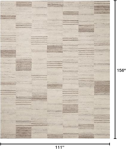 Miniatura 33 de Loloi Amber Lewis Rocky Collection ROC-02 Natural/Sand, 5'-0" x 7'-6", alfombra de área Natural/arena