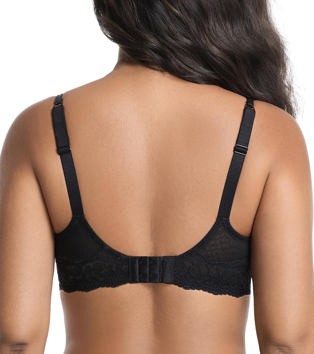 HACI Women's Lace Balconette Bra Demi Sheer See Though Mesh Unlined Underwire Sexy - Image 6