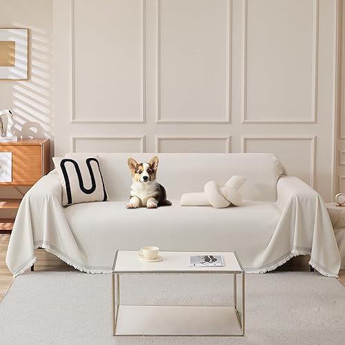 Miniatura 9 de Funda de sofá para sofá de 2 a 3 cojines, funda antideslizante de felpilla para sofá seccional, fundas de sofá, fundas de sofá, lavables, protector