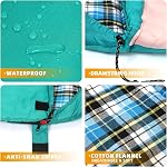 Sleeping Bags for Adults Teens, Cotton Flannel Liner Sleeping Bag, Cold Weather & Warm, 3-4 Seasons, Lightweight Compact Camping Essentials Equipment, Hiking, Outdoor, Travel (Bias)