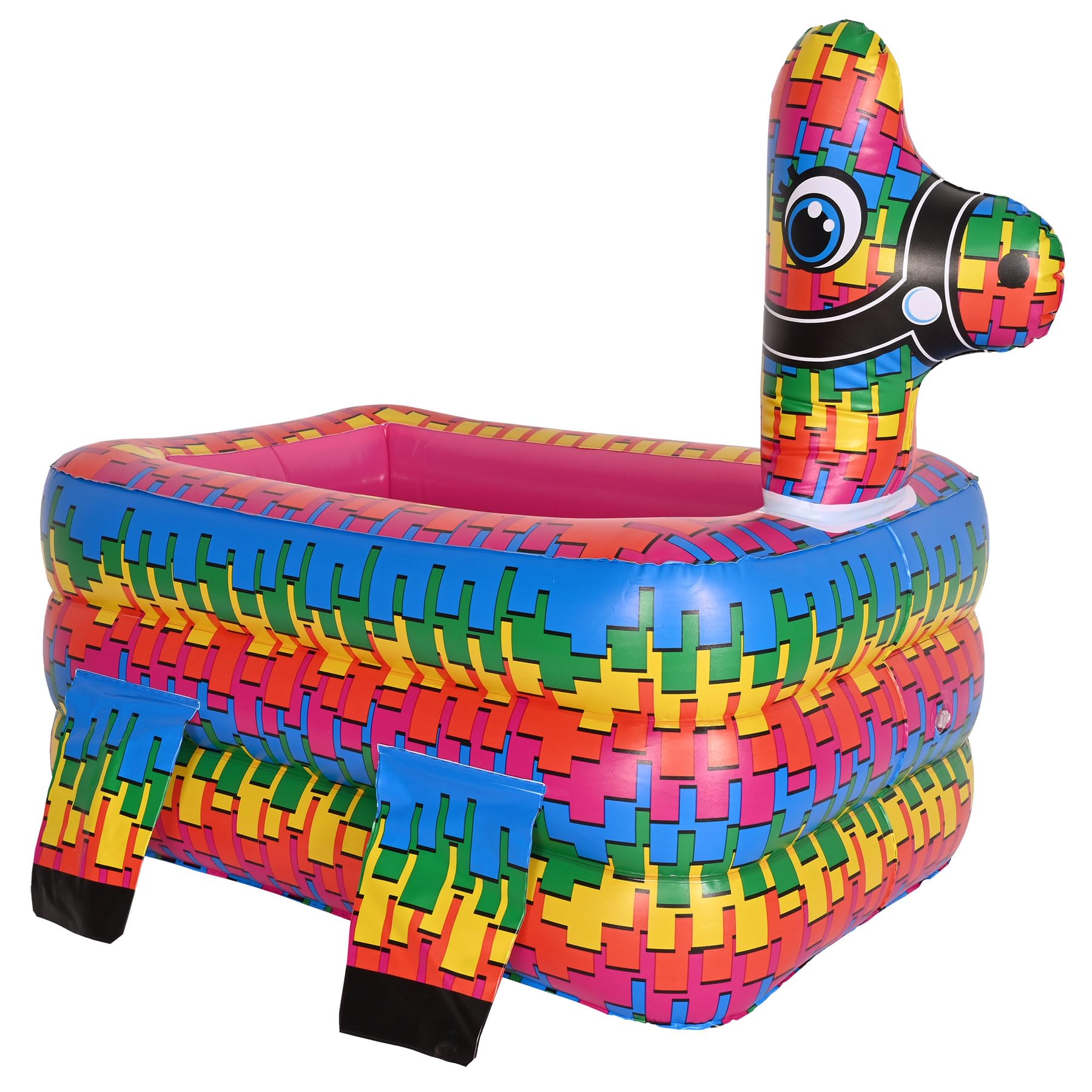 Pinata gonflable mexicaine multicolore Beistle decoration fete