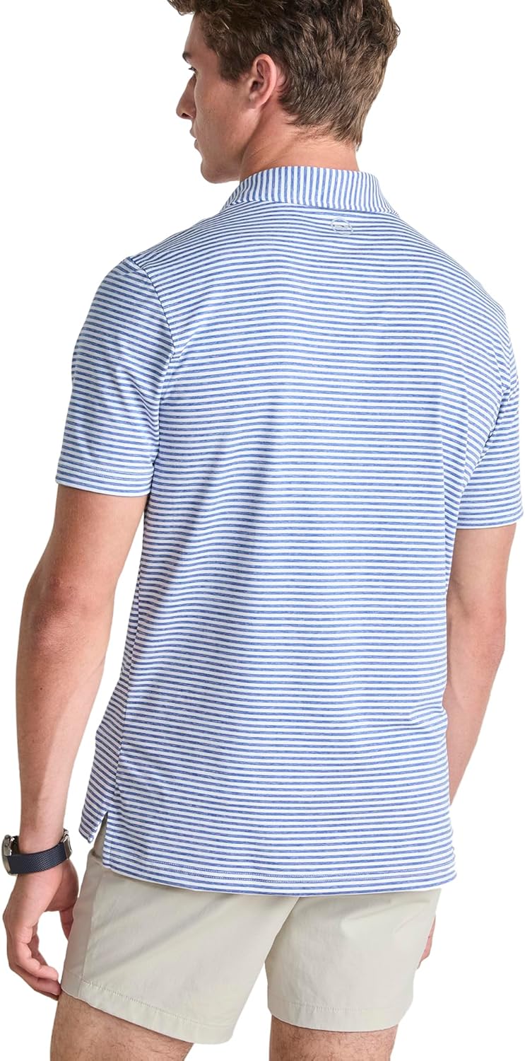 Vineyard Vines Mens Heathered Winstead Sankaty Performance Polo - Image 2
