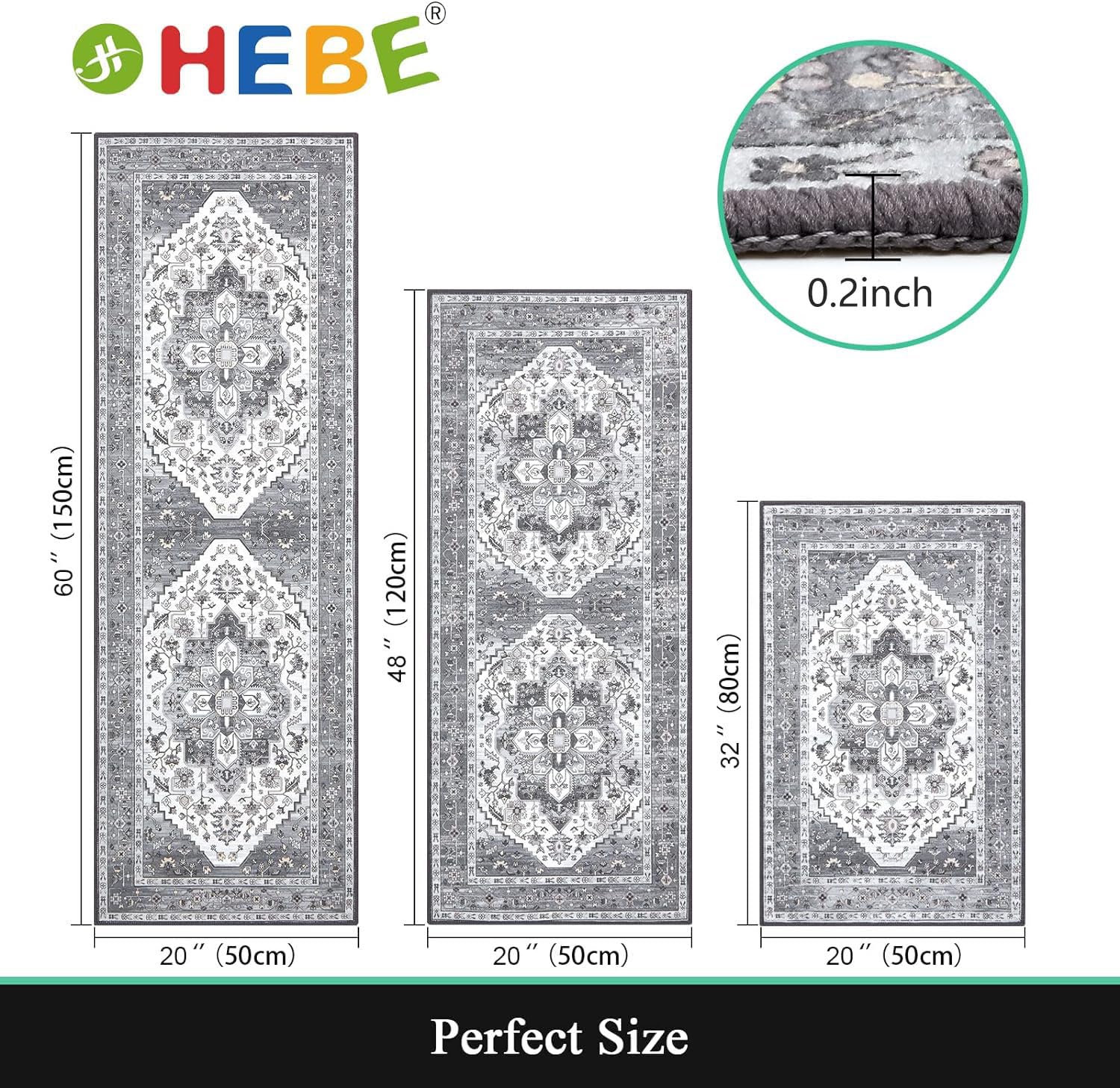 HEBE Rugs Kitchen Rug