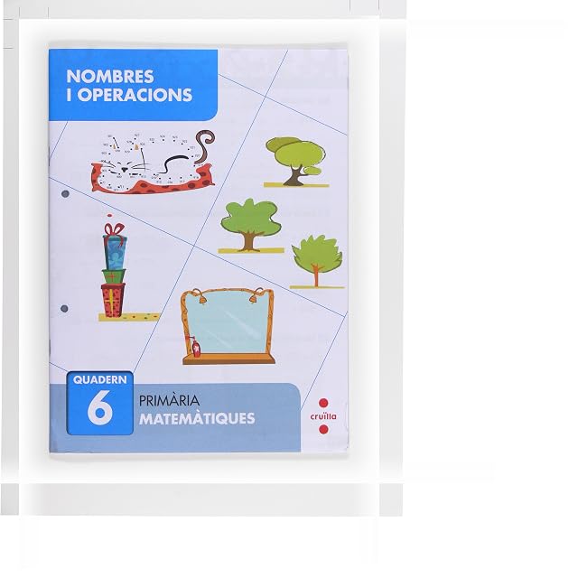 Portada de Nombres i Operacions 6 2º Primaria