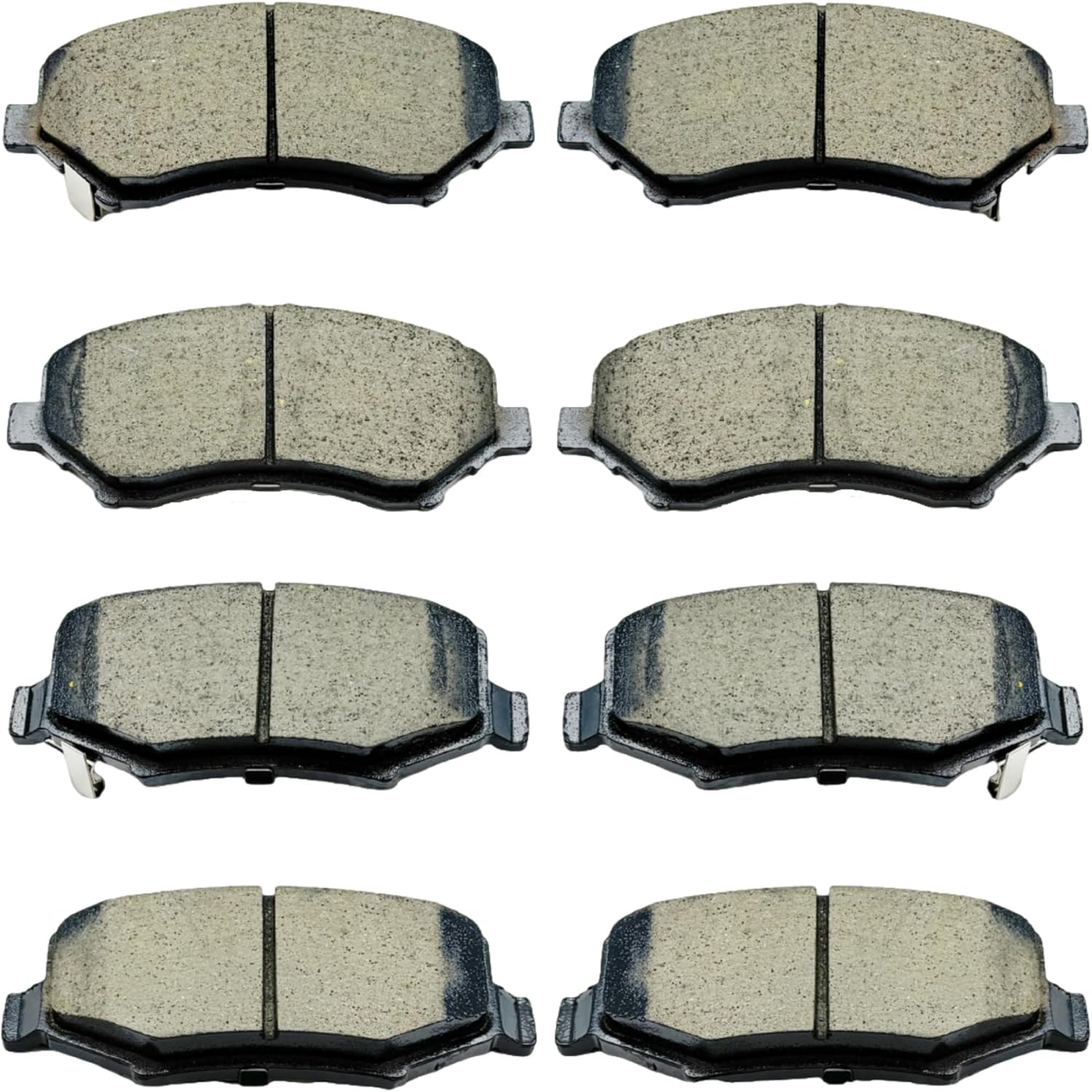 Front Rear Ceramic Brake Pads 8 Pieces Set fit for 2002-2005 Ford Explorer,for 2002-2005 Mercury Mountaineer