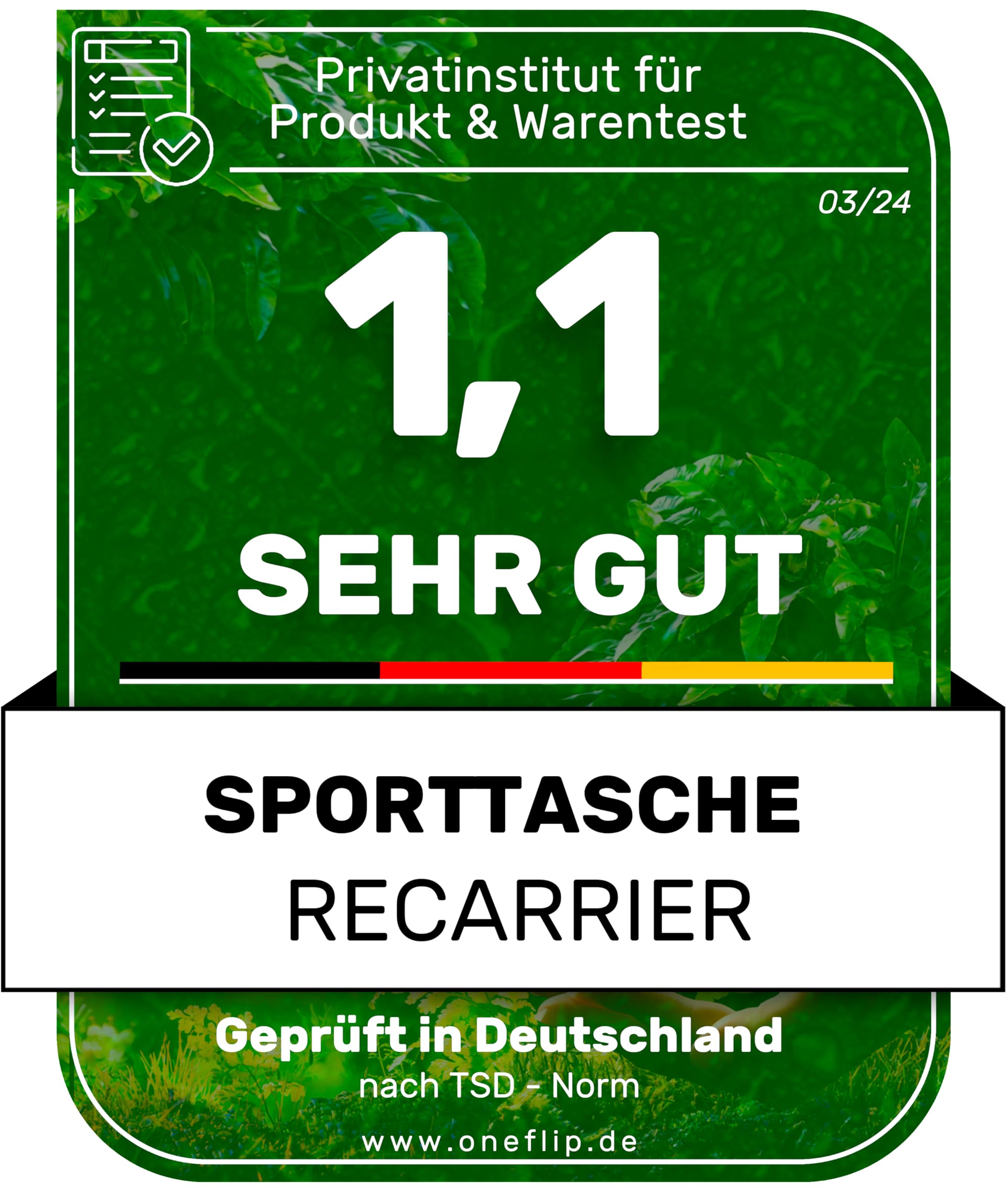 Sporttasche [RECYCELTES PET] 50L – Gym Bag und Rucksack in Einem – wasserdichte Trainingstasche Herren Damen – Sportrucksack mit Schuhfach Fitness, Reisetasche groß