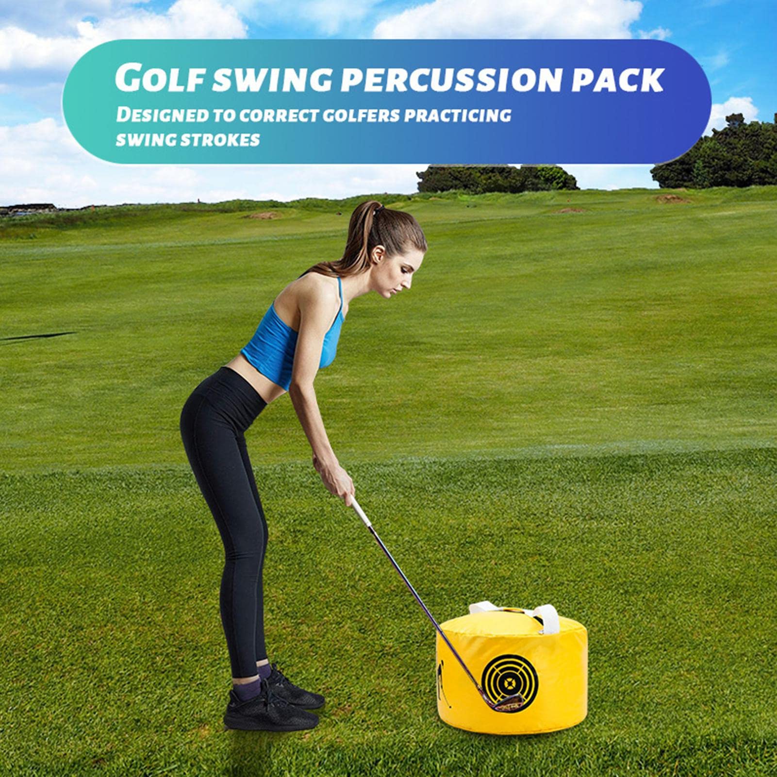 Borse da golf, impermeabili per esercizi di oscillazione da golf | per allenamento a percussione per uomini e donne, sacca da golf per intrattenimento indoor
