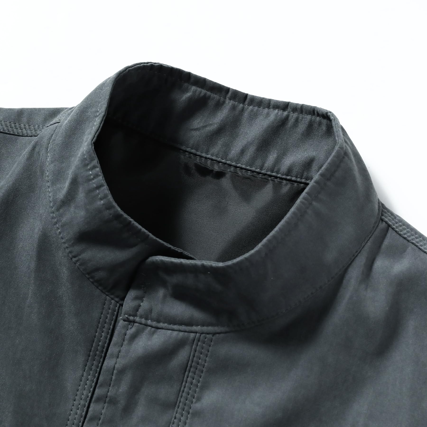 Allthemen Chaqueta Hombre Entretiempo con Cuello Bomber Jacket Casual Cazadora Ligero Transpirable Primavera Otoño