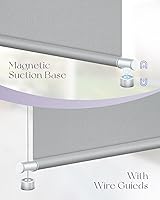 Vista 3 de Graywind Persianas motorizadas para exterior de patio, compatibles con Alexa y Google, persianas enrollables eléctricas con energía solar
