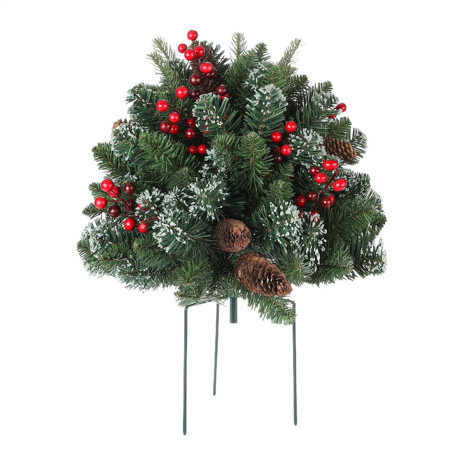 Piquets de jardin pour sapin artificiel et pelouse extérieure
