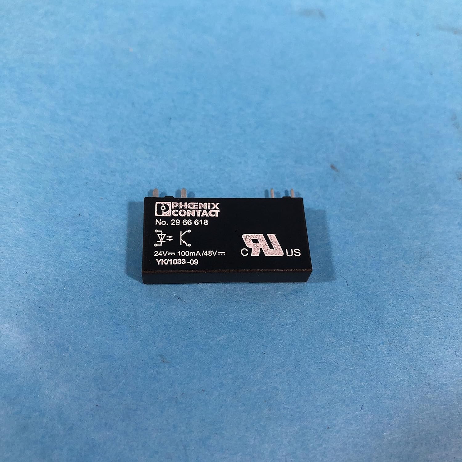 OPT-24DC/ 48DC/100, Plug-in Miniature Solid-State Relay, Input Solid-State Relay, 1 N/O Contact, Input: 24 V DC, Output: 3-48 V DC/100