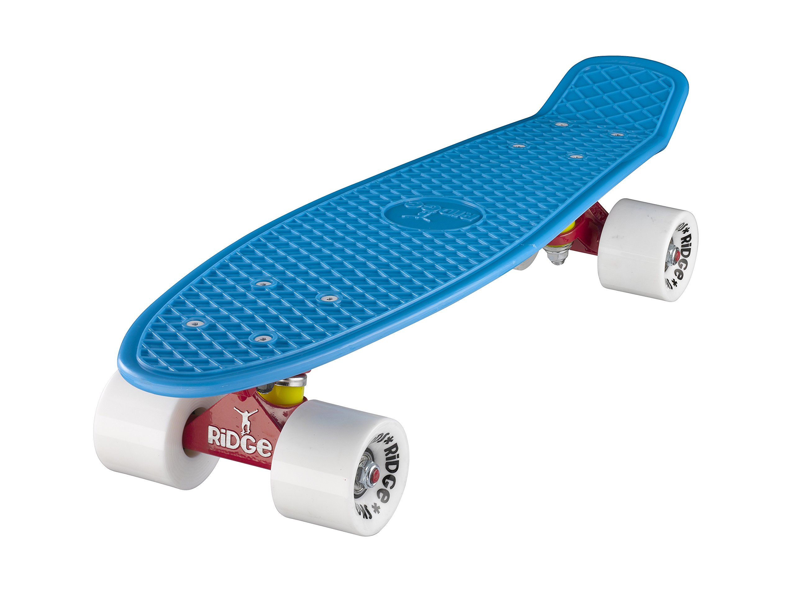 Ridge Skateboards 22" Mini Cruiser Board, Mix It Up, Complet, fabriqué au Royaume-Uni, 55cm - Couleurs mélangées audacieuses