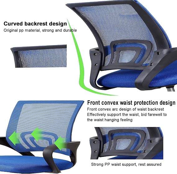 office chair gaming chair computer chair Mesh Ergonomic Computer Chair,Desk Chair Height Adjustable Executive Swivel Chair for Men Adults Conference,High Back Home Office Chair wit