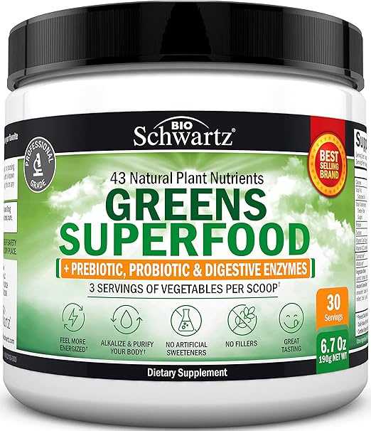 Super Greens Powder Superfood Greens Powder with