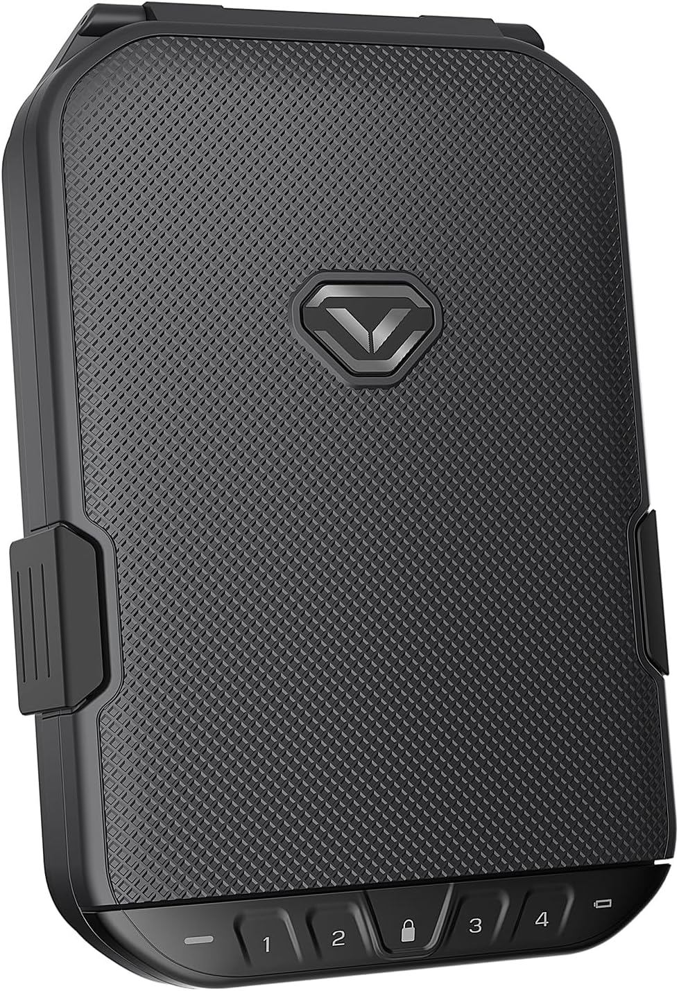 VAULTEK LifePod 10 Compact Lockable Weather Resistant Portable Case with Built-In Lock, Backlit Keypad, Steel Security Cable, & TSA Compliant (Titanium Gray)