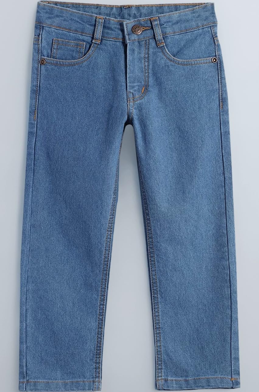Boys Mid Rise Slim Jeans Streatch
