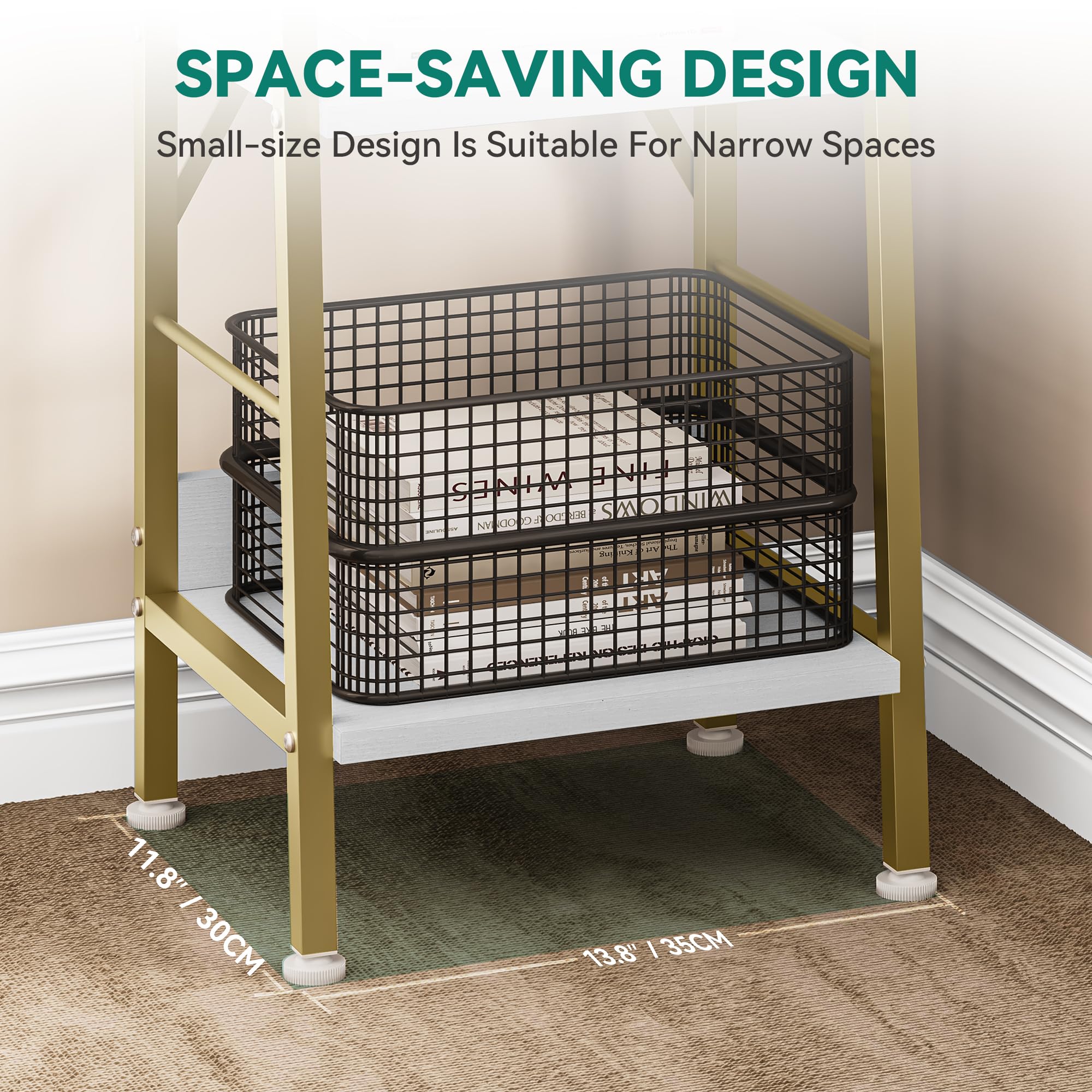 Libreria A Scala YITAHOME 5 Ripiani - Design Industriale Moderno In Legno E Metallo Per Soggiorno, Camera, Ufficio - Foto 12