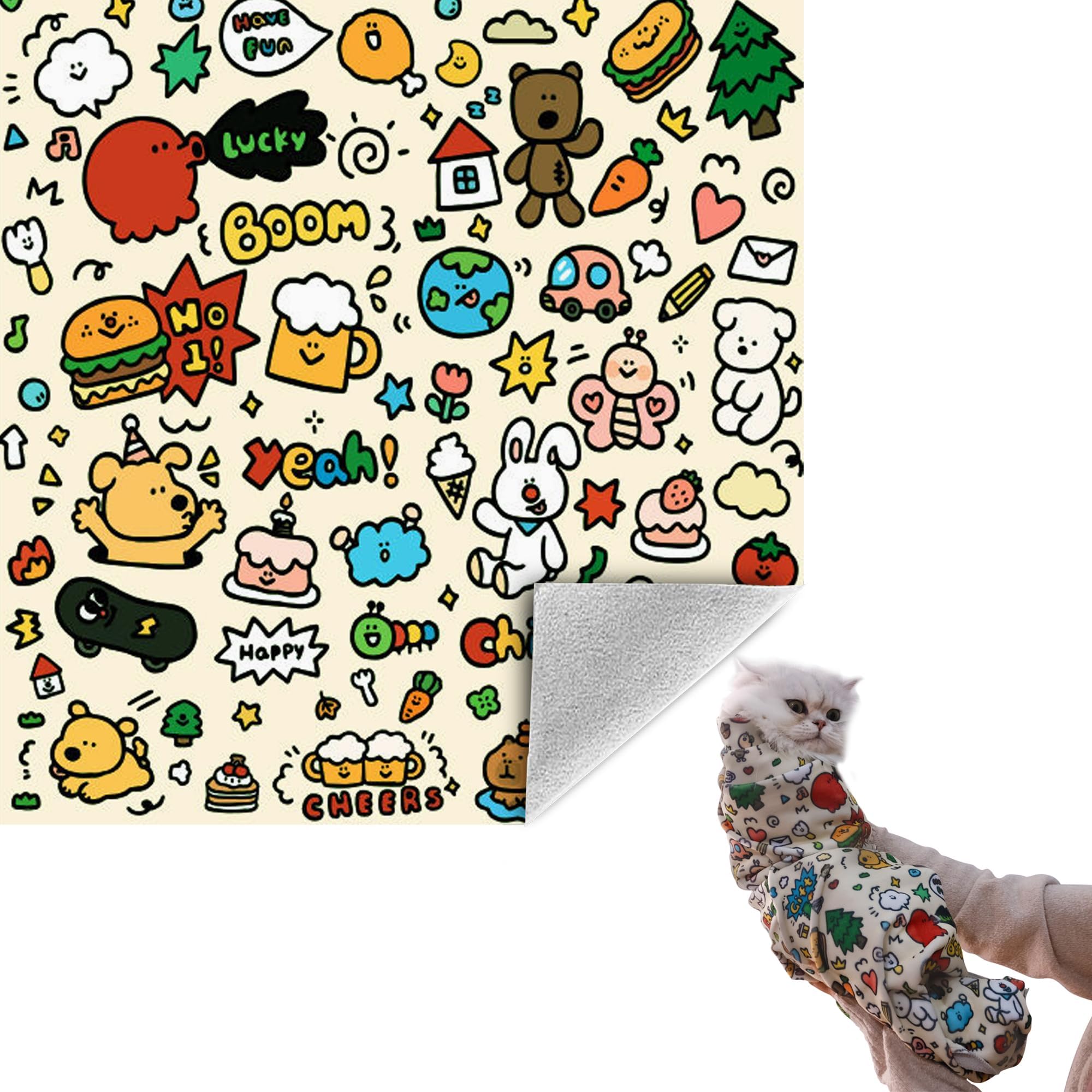 35.5" Cat Grooming Wrap Cat Wrap for Cutting Nails XL(Within 26lbs)