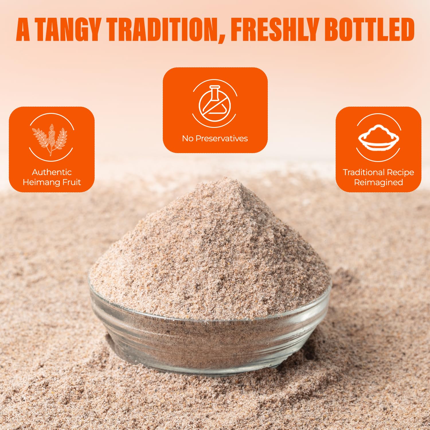 Aranyam Citrusy Heimang Fruit Powder/Churan - 130g | Digestive Churan for Digestion | Spiced Heimang Fruit Powder with Hint of Sweetness 4