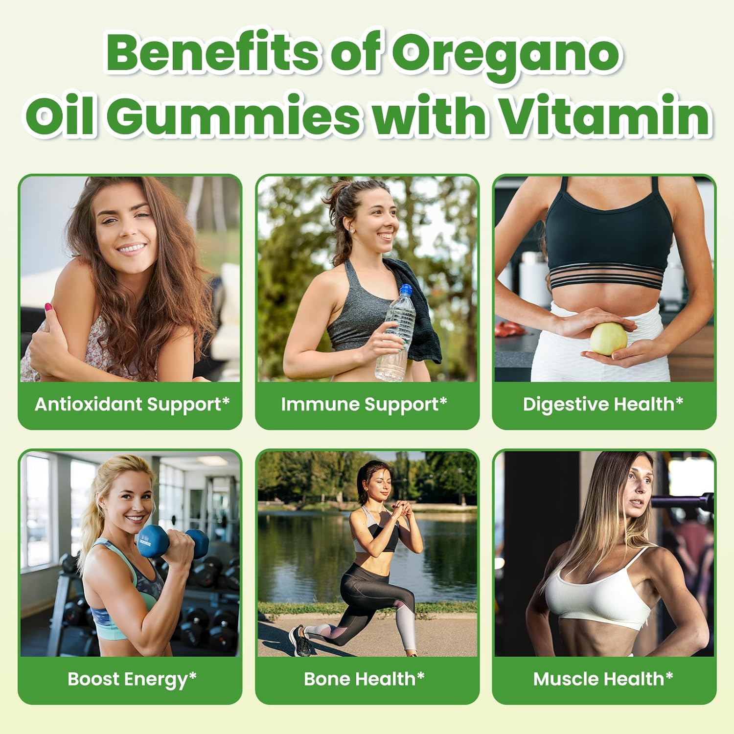 Oil of Oregano Gummies with Black Seed Oil + Vitamin D3, Oregano Oil High Carvacrol, Immune & Digestive Support, Antioxidant Support, 120 Gummies