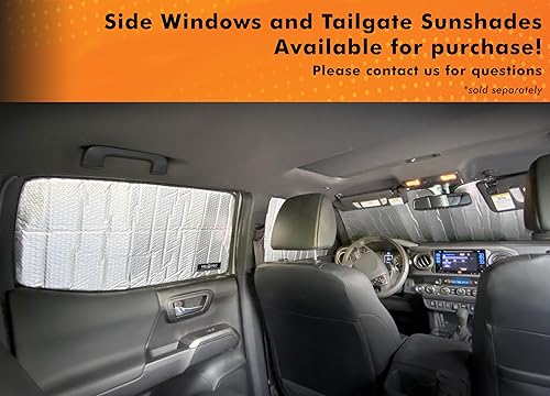 Miniatura 8 de YelloPro Auto - Tapetes resistentes para camionetas Toyota Tacoma de doble cabina modelos 2018, 2019, 2020 y 2021 - Tapetes antiderrapantes de goma