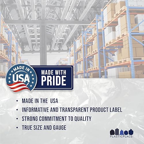 Miniatura 5 de Plasticplace Bolsas de basura simplehuman (x) Code H Paquetes compatibles con bolsas de basura blancas con cordón, 8-9 galones, 18.5 x 28 pulgadas