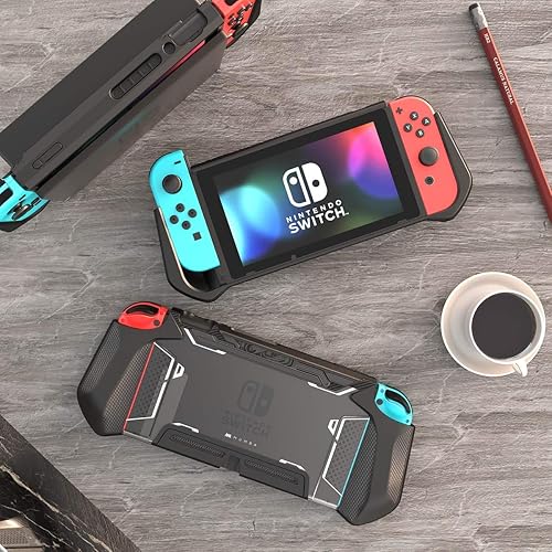 Miniatura 8 de Mumba Dockable Case Compatible for Nintendo Switch (2017 Realease), [Blade Series] TPU Grip Protective Cover Case with Ergonomic Design and Comfort