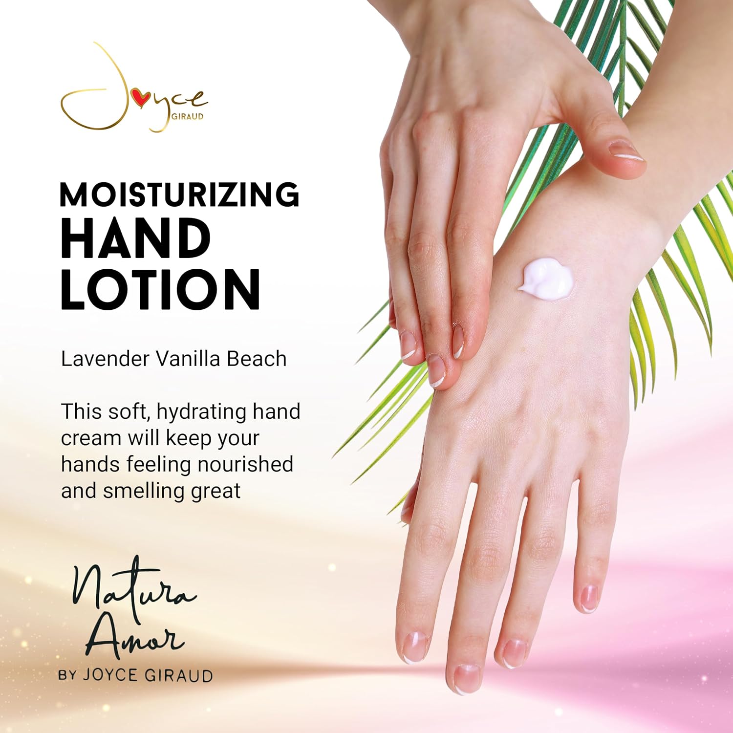 Joyce Giraud Moisturizing Hand Lotion for Dry Hands, Lavender Vanilla Beach, Non-Greasy, 4 Oz - Image 2