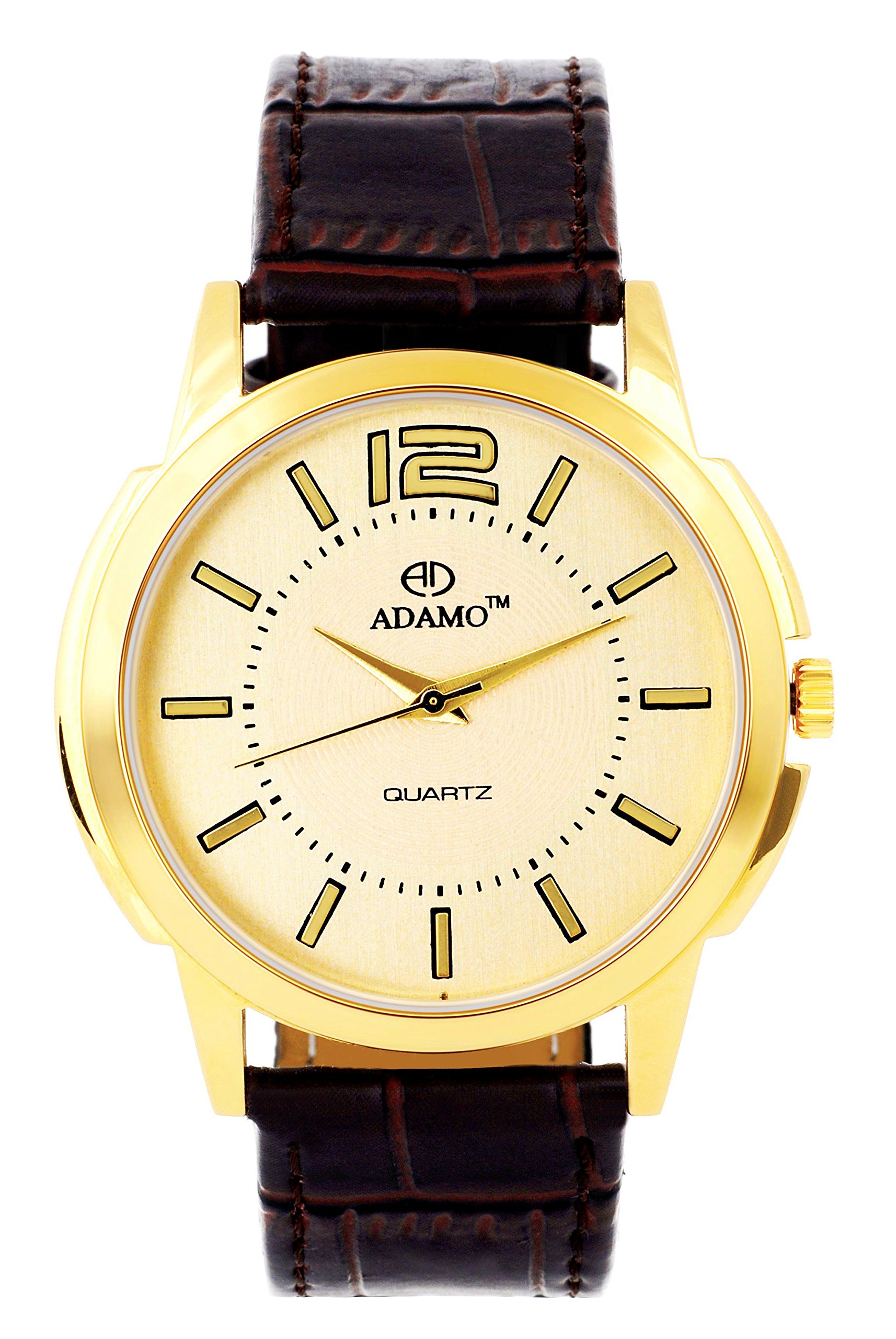 ADAMO Designer Gold Dial Mens & Boys Watch AD53SL04 (B018M6XMQW) Amazon Price History, Amazon Price Tracker