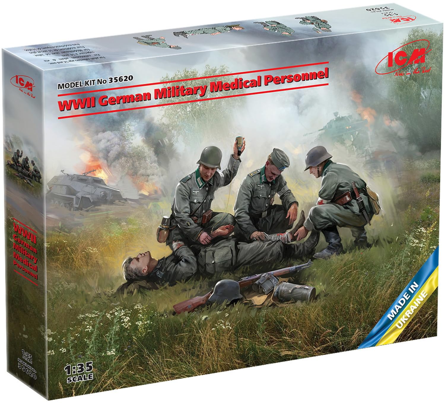Icm - ICM 35620 wwii german military medical personnel