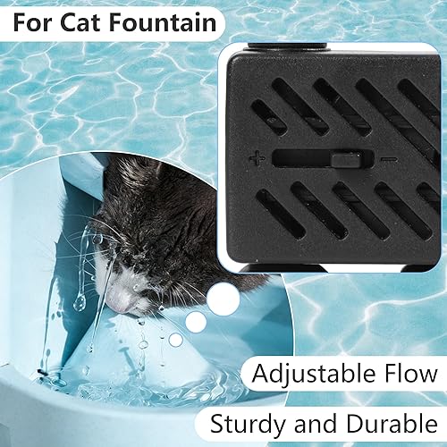 Miniatura 4 de alizzy Bomba de agua pequeña de 50 GPH (180L/H) de 3 W con tubo y flujo ajustable para fuente de mesa, acuario, hidropónico, pecera