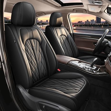 For Jeep Cherokee Seat Covers 2014-2023 Leather Full Set 5