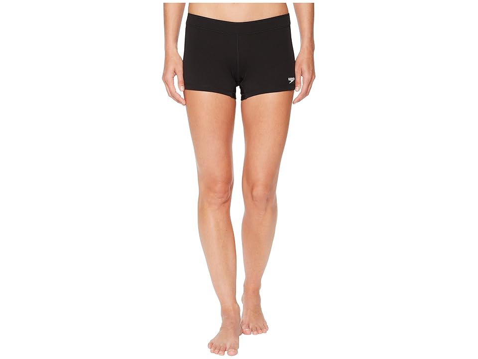 

Speedo Solid Shorts (Speedo Black) Women's Swimwear