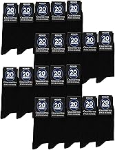 Occulto men's black socks set of 10-30 (Model: Hermann)