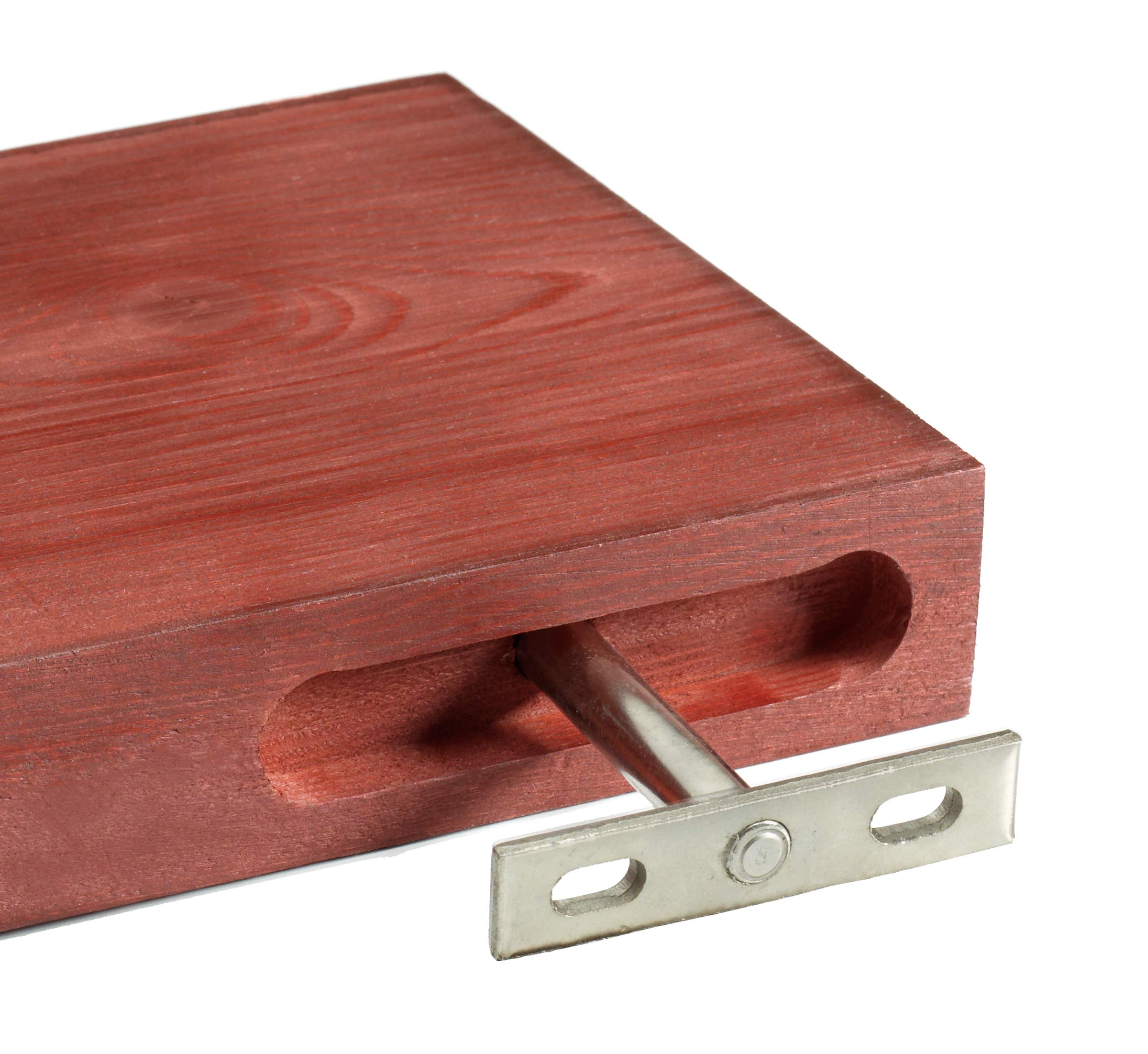 Rustic Farmhouse 3 Tier Floating Wood Shelf Floating Wall Shelves