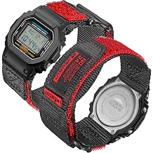 16mm Nylon Watch Band Compatible With CASIO GA-100/110/120/150/200/201/300/310/400/700/710, DW5600/5000/5300/5700/6900 Series, 2 Sizes S/M, Quick Release Strap