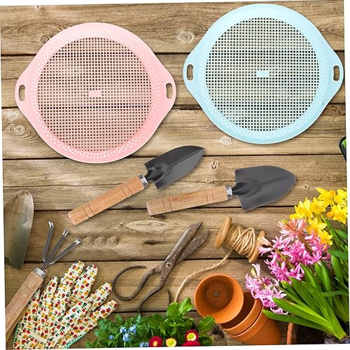 Miniatura 4 de KESYOO 1Set Ergonomic Rake Planting Shovels Soil Sifters for Easy Transplanting Lightweight Durable for Vegetables and