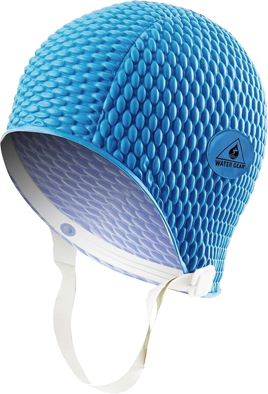 Water Gear Natural Rubber Swim Bubble Cap