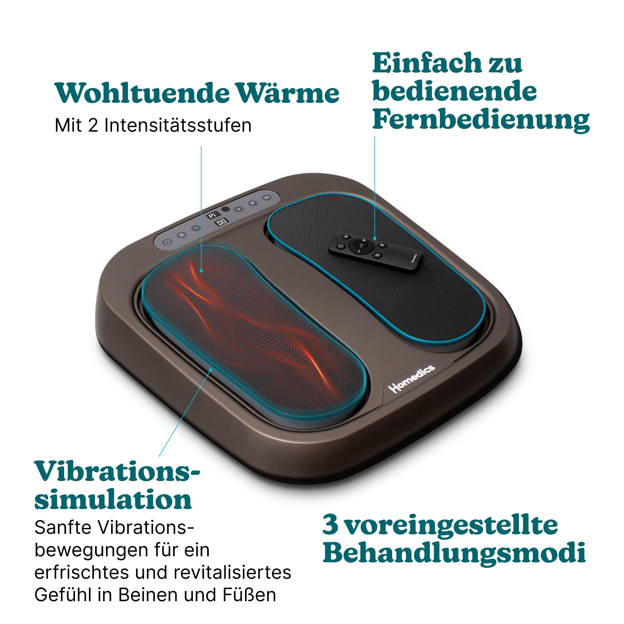 Homedics Foot Flow Mobility Booster Vibrationsmassagegerät
