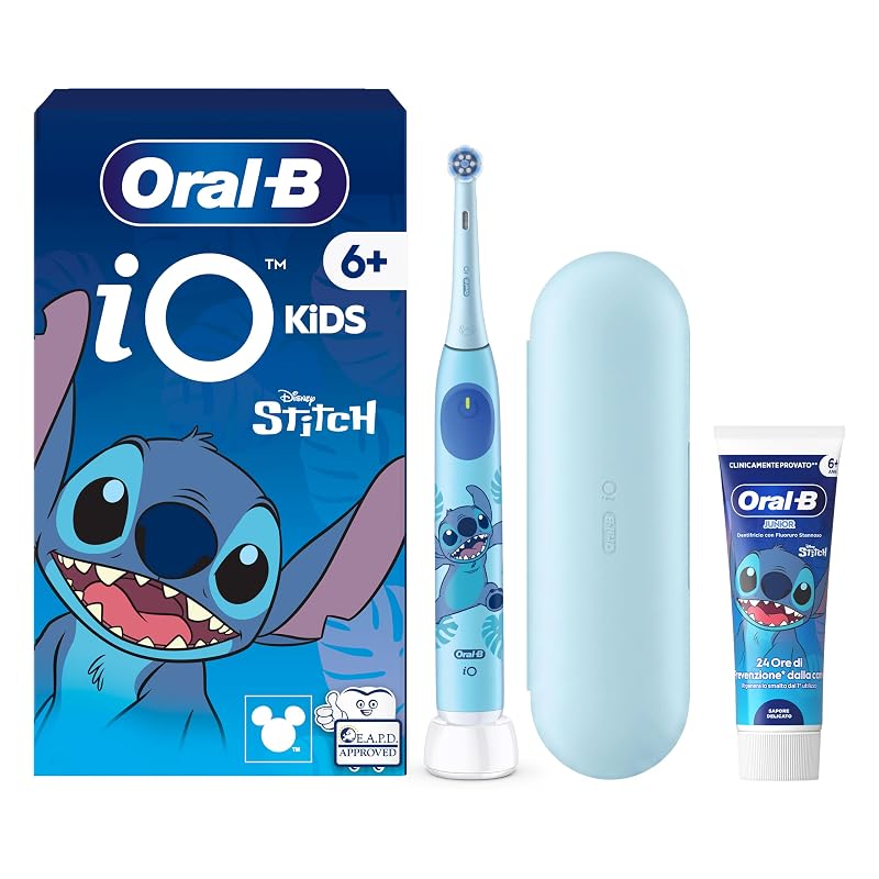 Oral-B Spazzolino Elettrico iO Kids Disney Stitch — il timer musicale convince i bambini