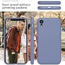 YATWIN Silicone Back Case for iPhone XR, Soft-Touch Phone Back Cover for Apple iPhone XR - Lavender Grey gallery image
