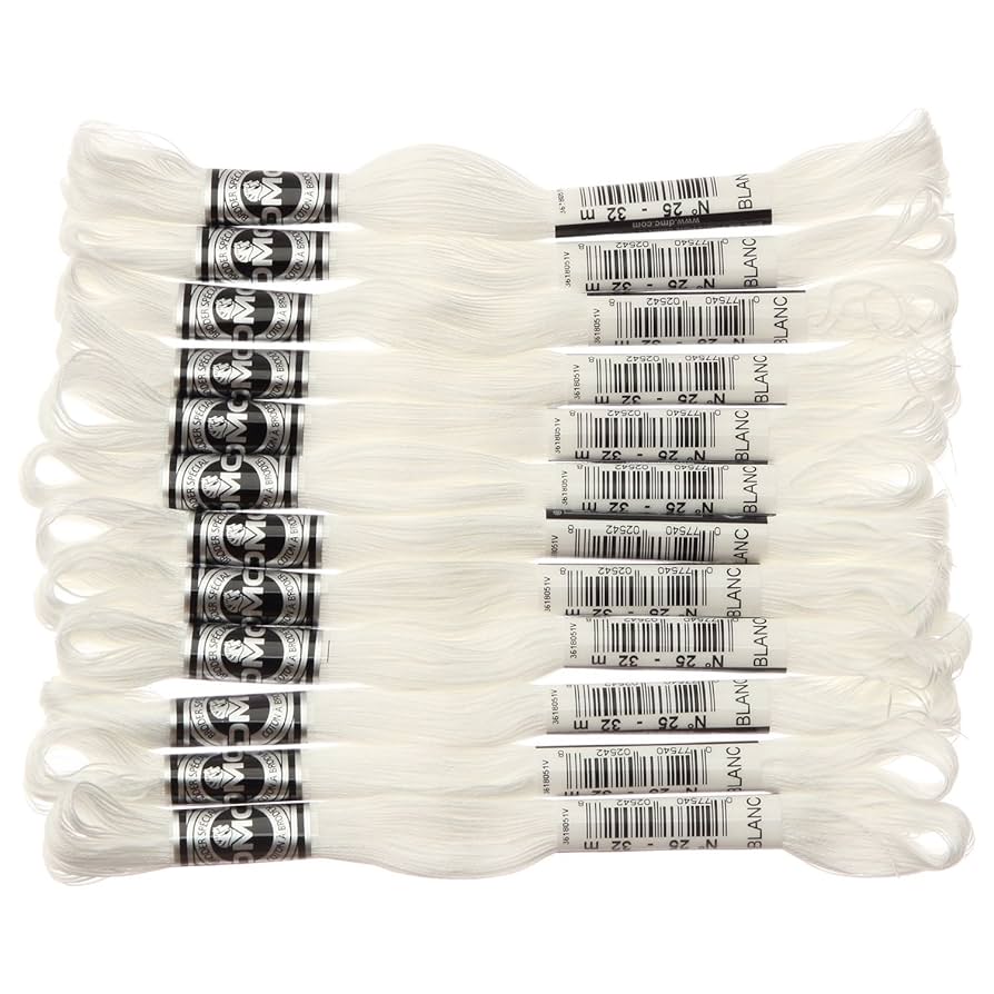 Amazon.com: DMC Broder Special Cotton Art 107-WHITE