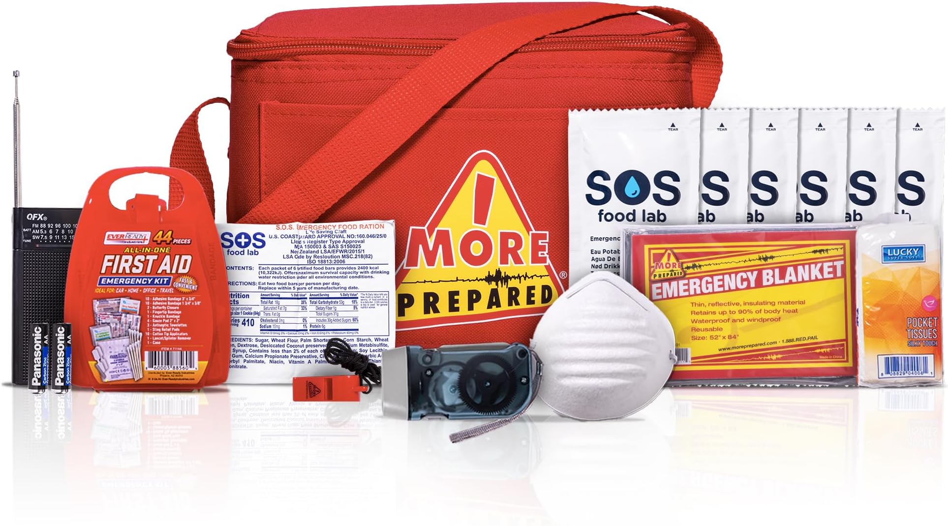 1 Person Survival Kit in Cooler Bag