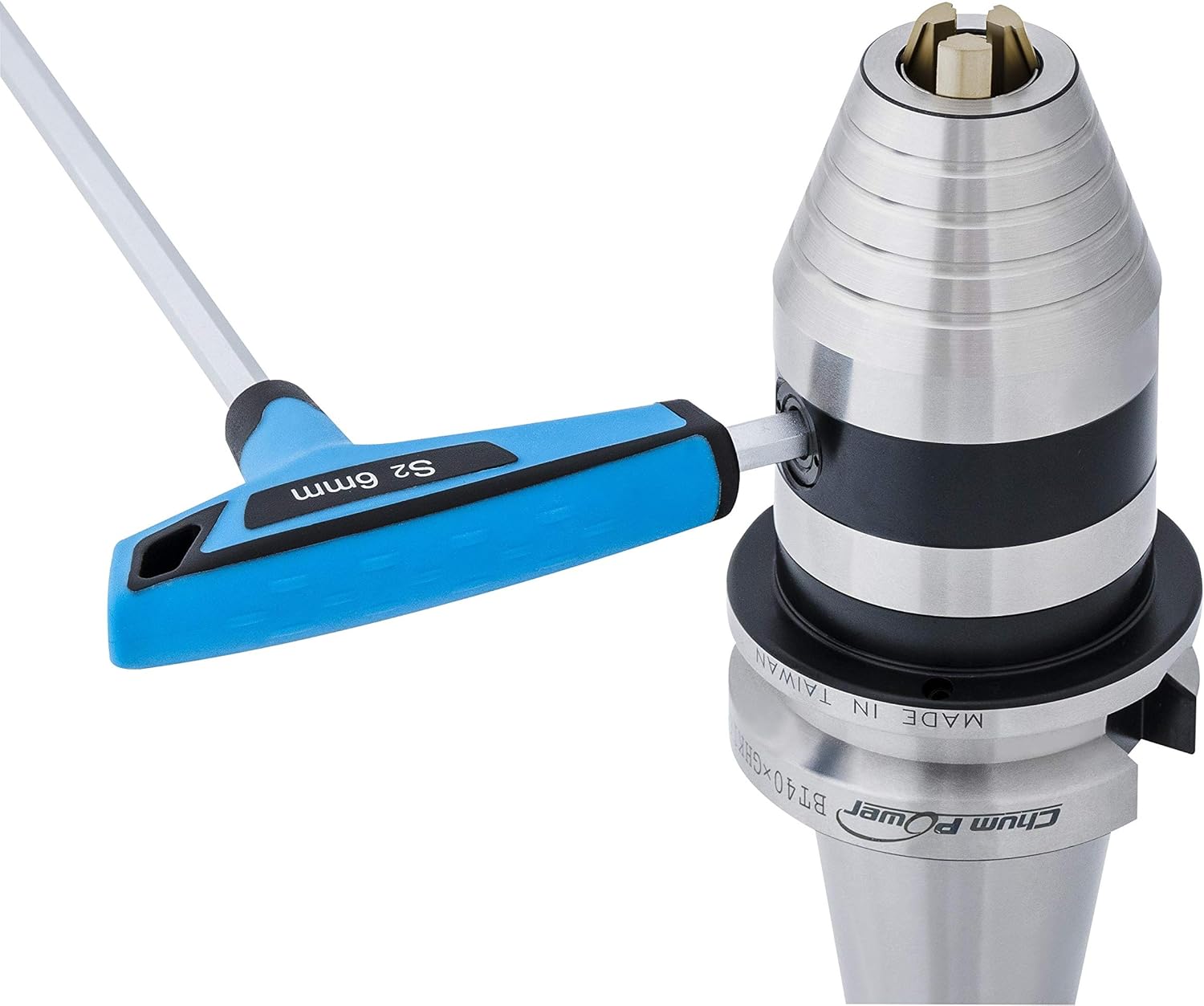 Flаѕh Sаlе Buу 1 gеt 1 Chum Power 1/64-1/2 BT40 CNC Integral Hex Key Drill Chuck Holder, 400-750 Kgf-cm, Titanium Jaws