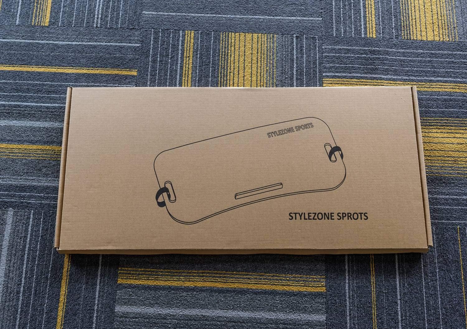 🔥 STYLEZONE Treadmill Laptop Computer Desk Setup Acrylic Laptop Computer iPad MacBook Book Holder and Stand on Treadmill Workstation with Protective Stop Block Rectangular Style