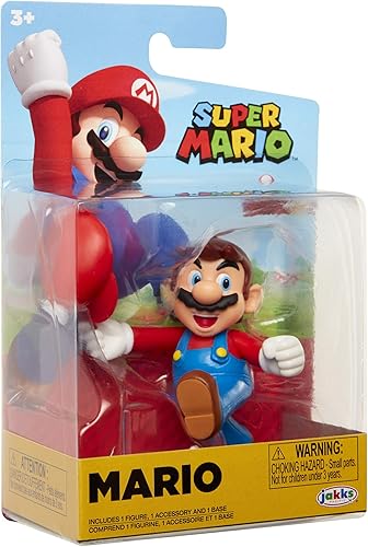 Miniatura 8 de Super Mario Figura de acción de 2.5 pulgadas, sombrero de inclinación de Mario juguete coleccionable