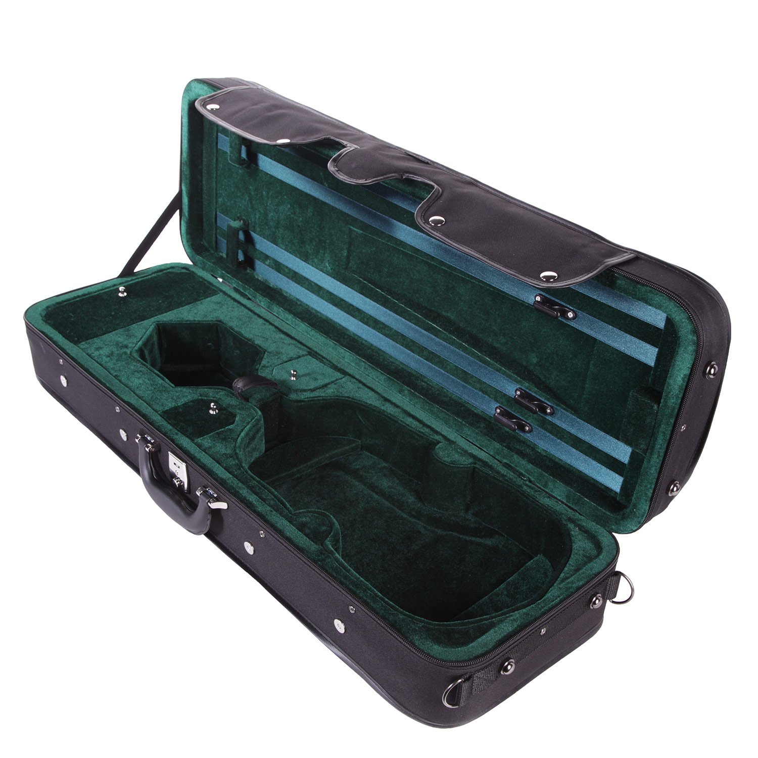 PACATO Livorno Violinetui 4/4 schwarz/grün
