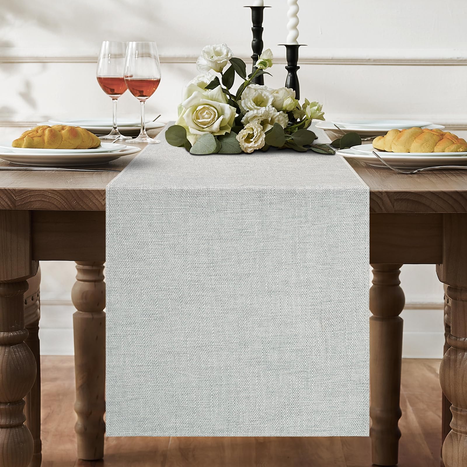 HEETA Sizoweb Runner Da Tavolo Verde 30 Cm X 25 M: Rotolo Ritagliabile Per Decorazioni Matrimonio, Compleanno E Fai Da Te - 4
