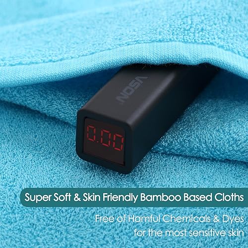 Miniatura 3 de JEFFSUN Toallas de bambú natural para bebé, paños de lavado suaves celestiales para cara y cuerpo, paquete de 12 toallas faciales suaves y seguras