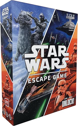 Asmodee Star Wars ¡Desbloquea el juego de escape! Embárcate en aventuras épicas de Escape Room en una galaxia muy, muy lejana, juego cooperativo